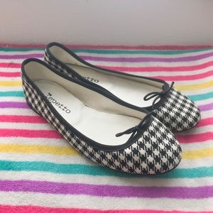 Repetto Gingham Flat